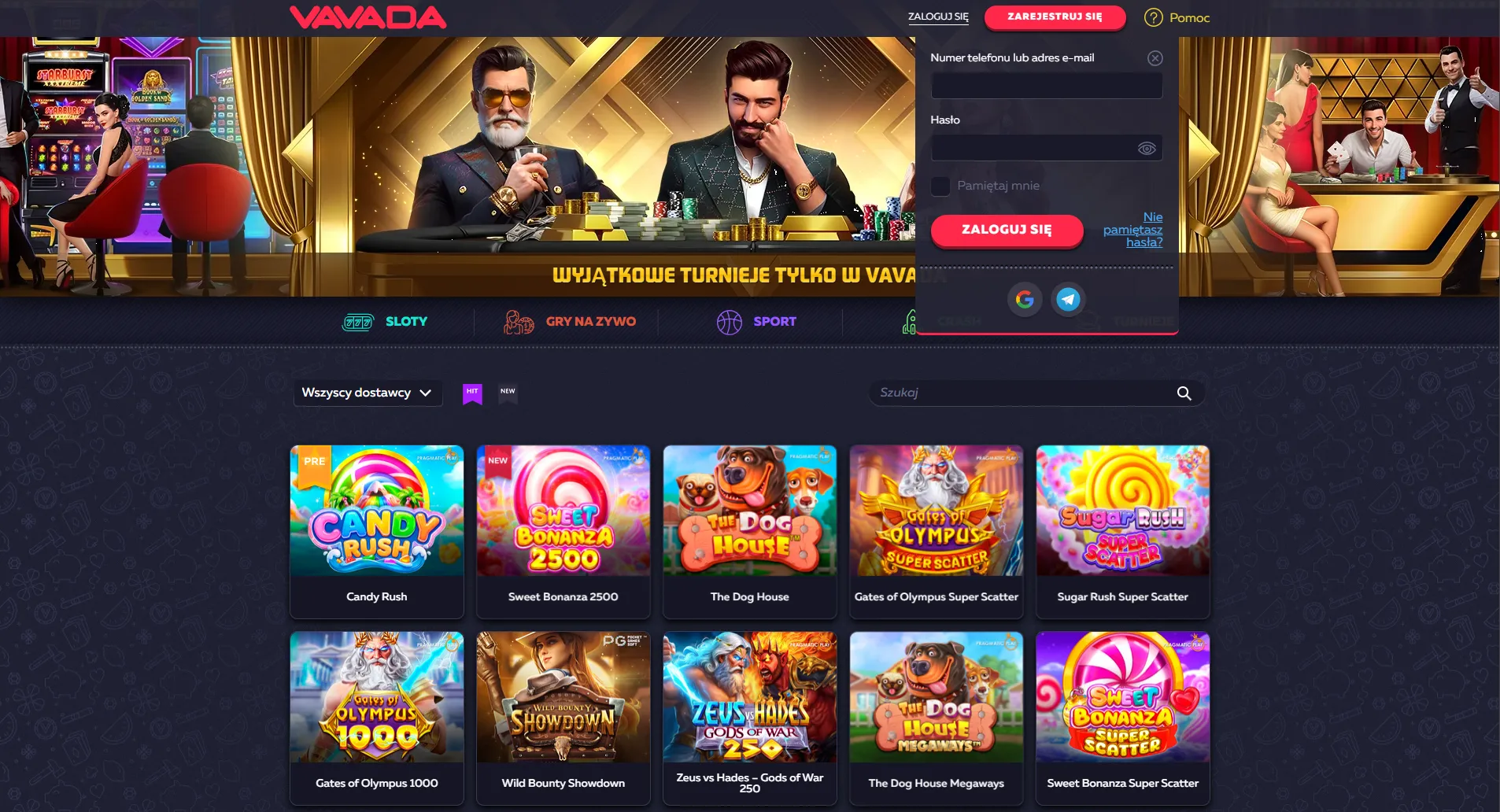 Opcje logowania w Vavada casino — Vavada logowanie